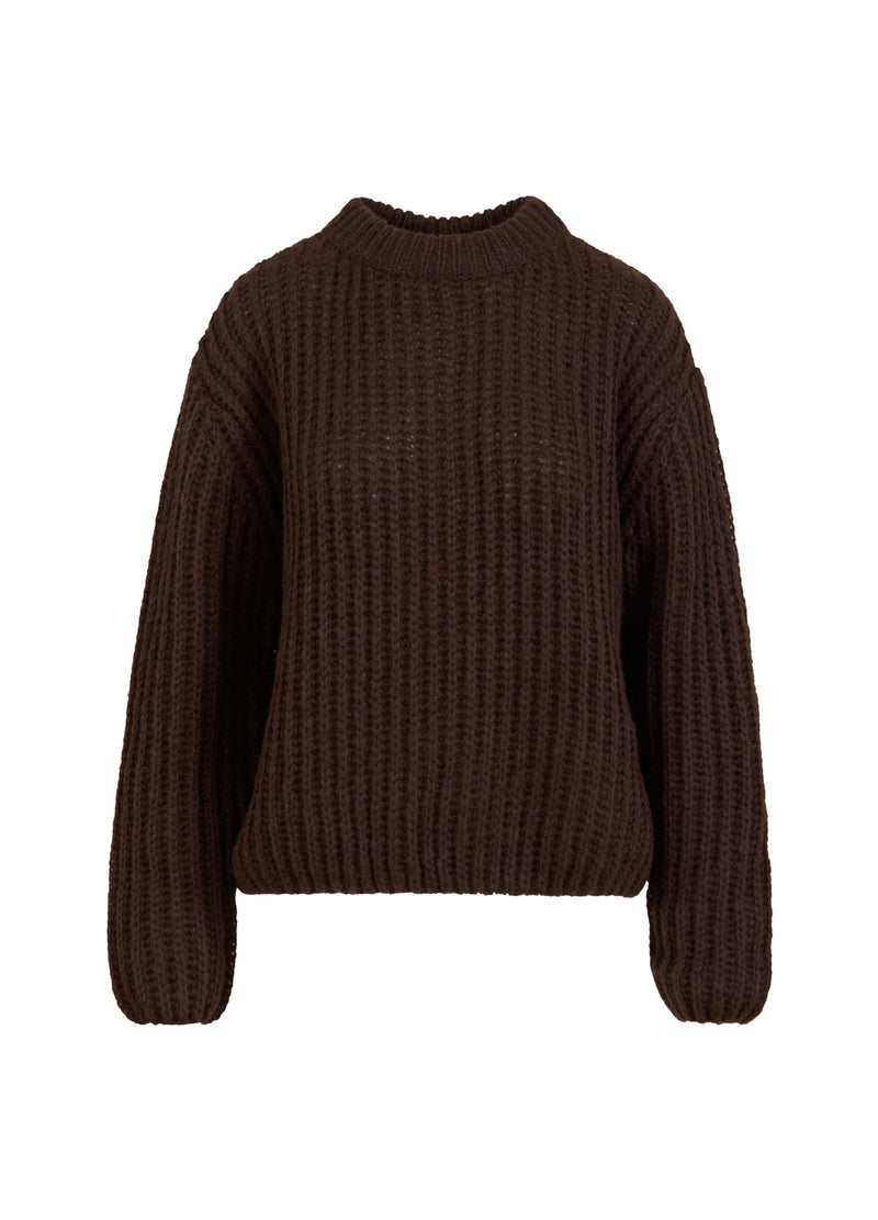 Coster Copenhagen CHUNKY KNIT Knitwear Dark Brown - 335