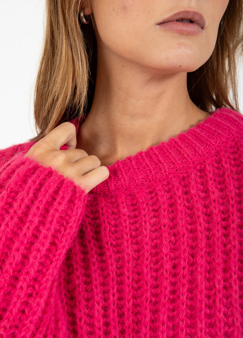 Coster Copenhagen CHUNKY KNIT Knitwear Intense pink - 659