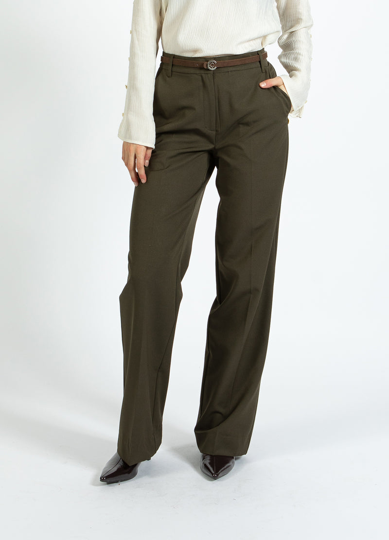 Coster Copenhagen CLASSIC PANTS - PETRA FIT Pants Hunter Green - 486