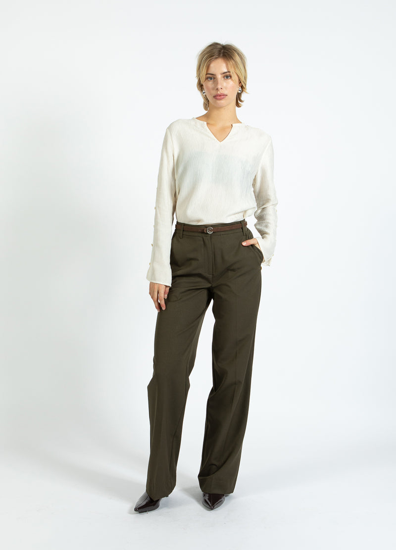 Coster Copenhagen CLASSIC PANTS - PETRA FIT Pants Hunter Green - 486