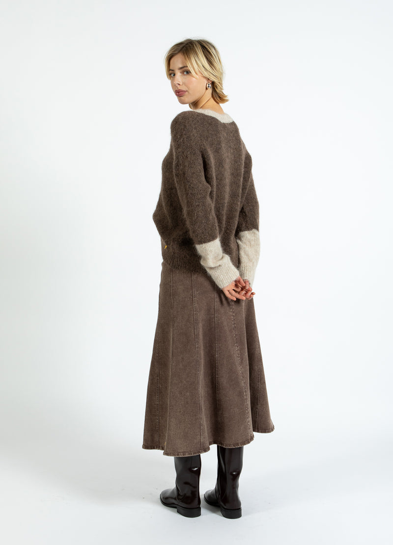 Coster Copenhagen COLORBLOCK KNIT Knitwear Hazel/sand - 334