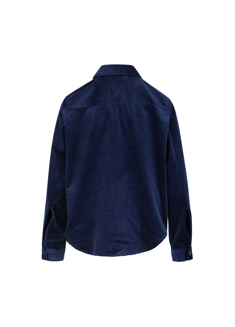 Coster Copenhagen CORDUROY SHIRT Shirt/Blouse Eclipse blue - 555