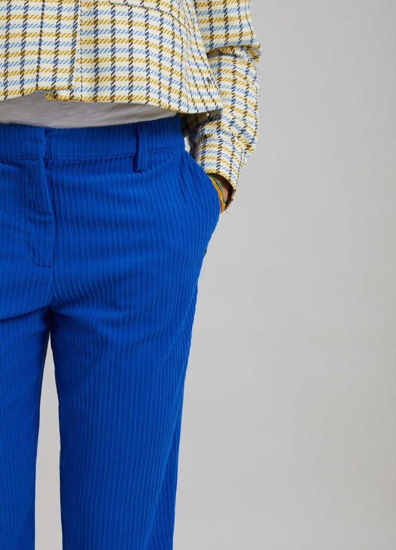 Coster Copenhagen CORDUROY TROUSERS - STELLA FIT Pants Midnight blue - 231