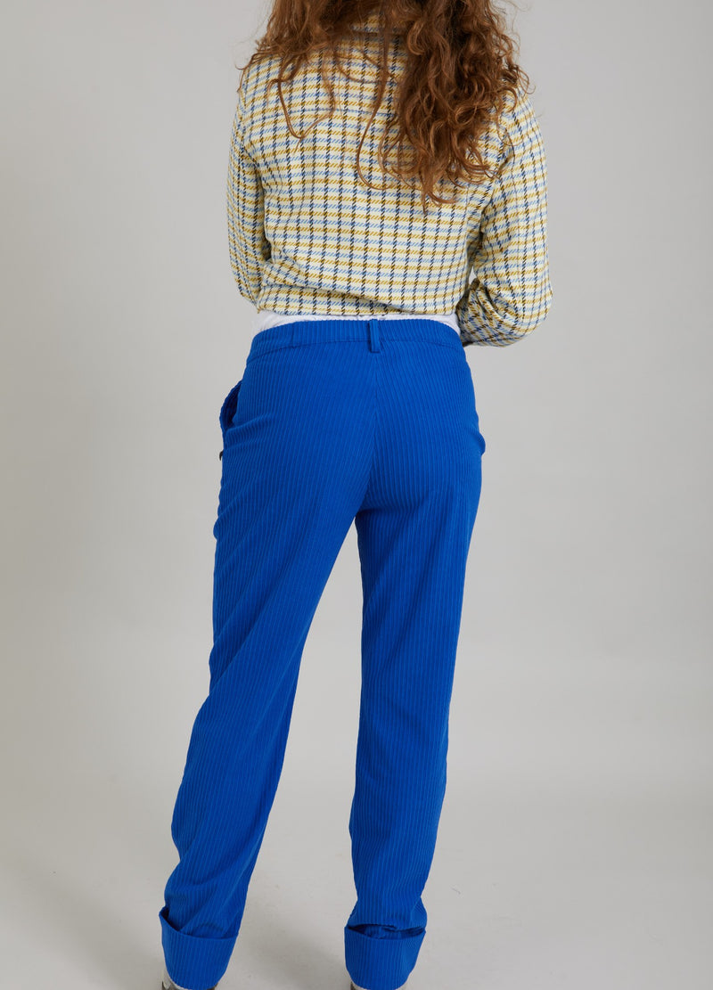 Coster Copenhagen CORDUROY TROUSERS - STELLA FIT Pants Midnight blue - 231