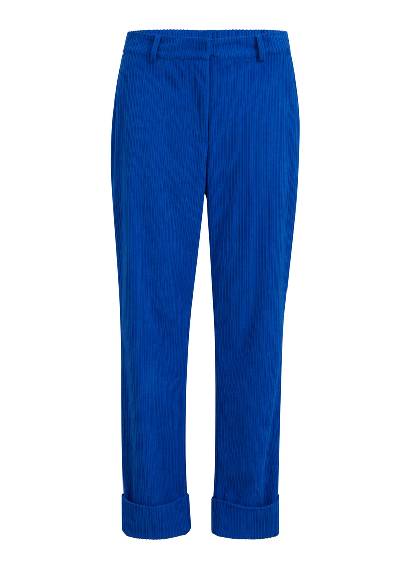 Coster Copenhagen CORDUROY TROUSERS - STELLA FIT Pants Midnight blue - 231