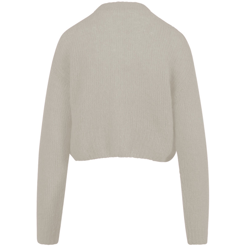 Coster Copenhagen CROPPED KNIT CARDIGAN Knitwear Creme - 241