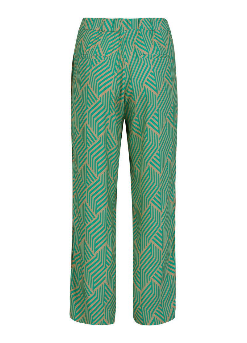 Coster Copenhagen CROPPED PANTS IN GRAPHIC PRINT - STELLA Pants Graphic print - 996