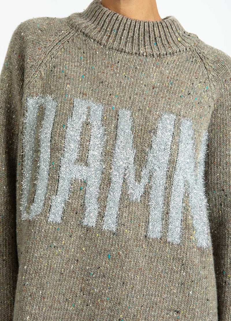 Coster Copenhagen DAMN KNIT Knitwear Taupe melange - 313