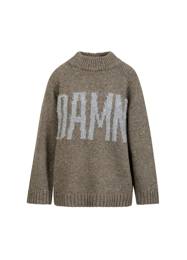 Coster Copenhagen DAMN KNIT Knitwear Taupe melange - 313