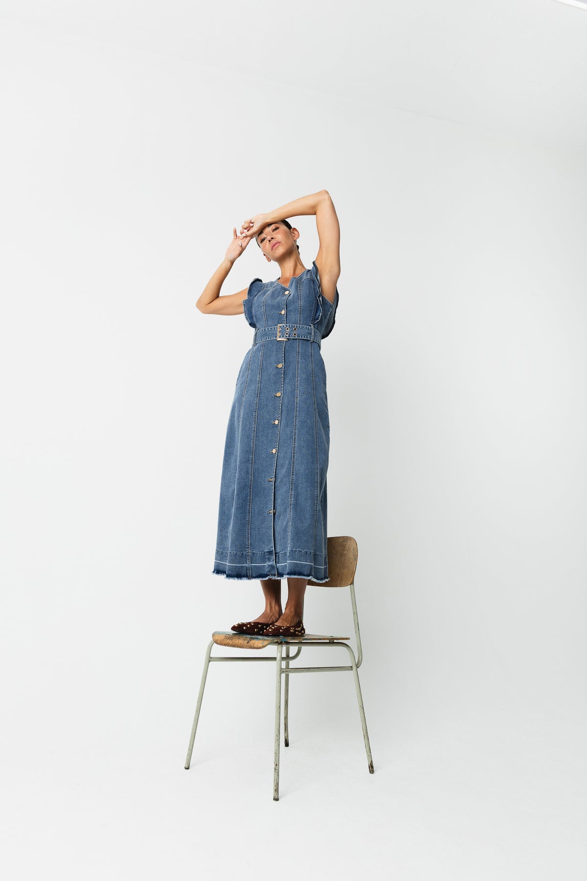DENIM DRESS