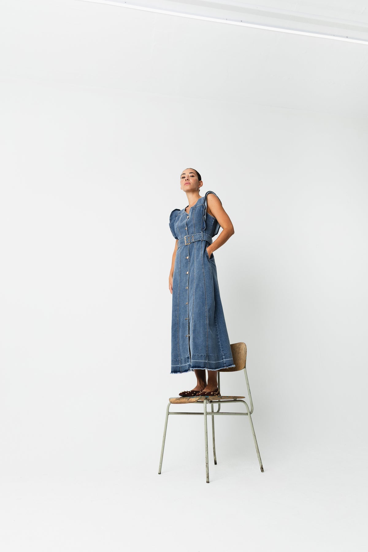 DENIM DRESS