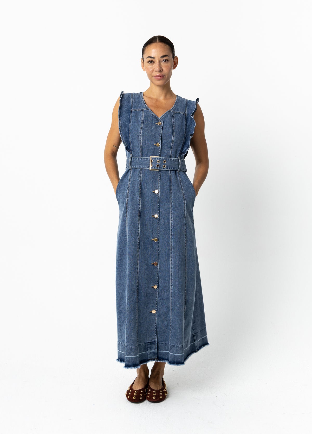 DENIM DRESS