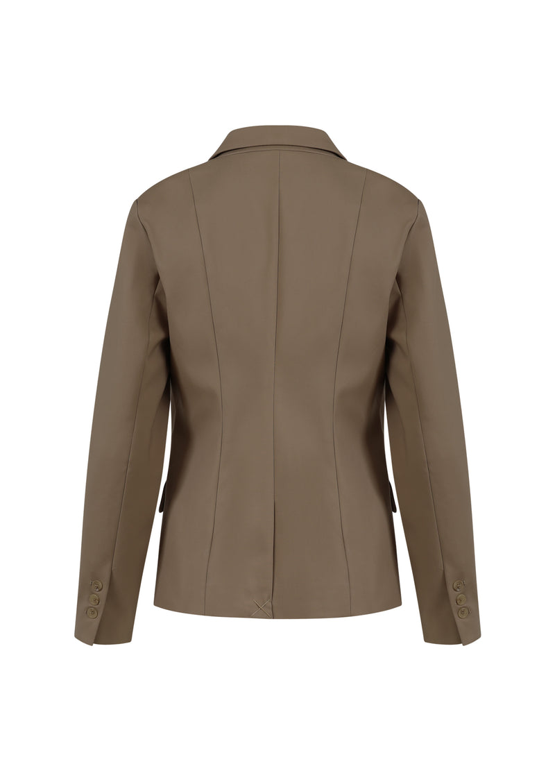 Coster Copenhagen DOUBLE-BREASTED BLAZER WITH PRACTICAL DETAILS Blazer Desert sand - 329