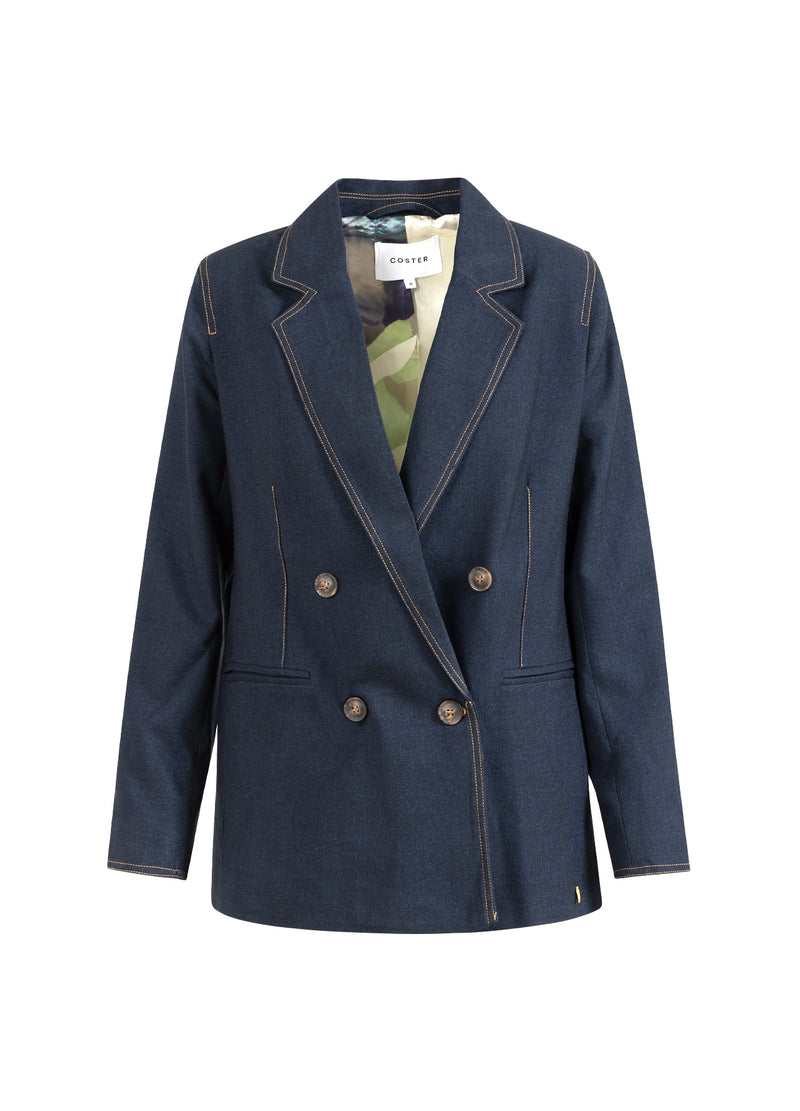 Coster Copenhagen DOUBLE BREASTED BLAZER Blazer Night blue - 513