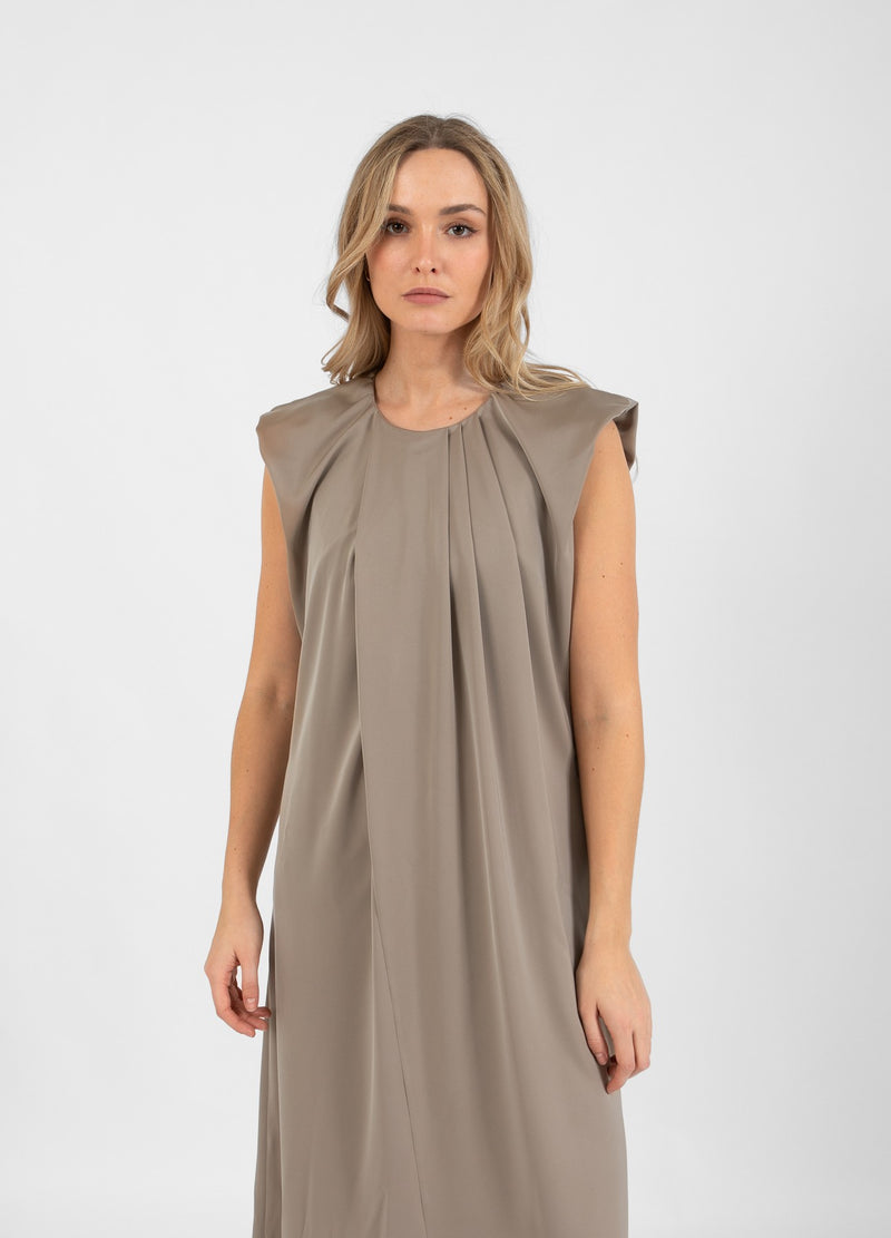 Coster Copenhagen DRAPED DRESS Dress Light mud - 355