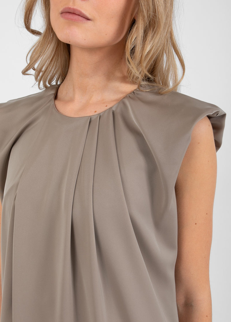 Coster Copenhagen DRAPED DRESS Dress Light mud - 355