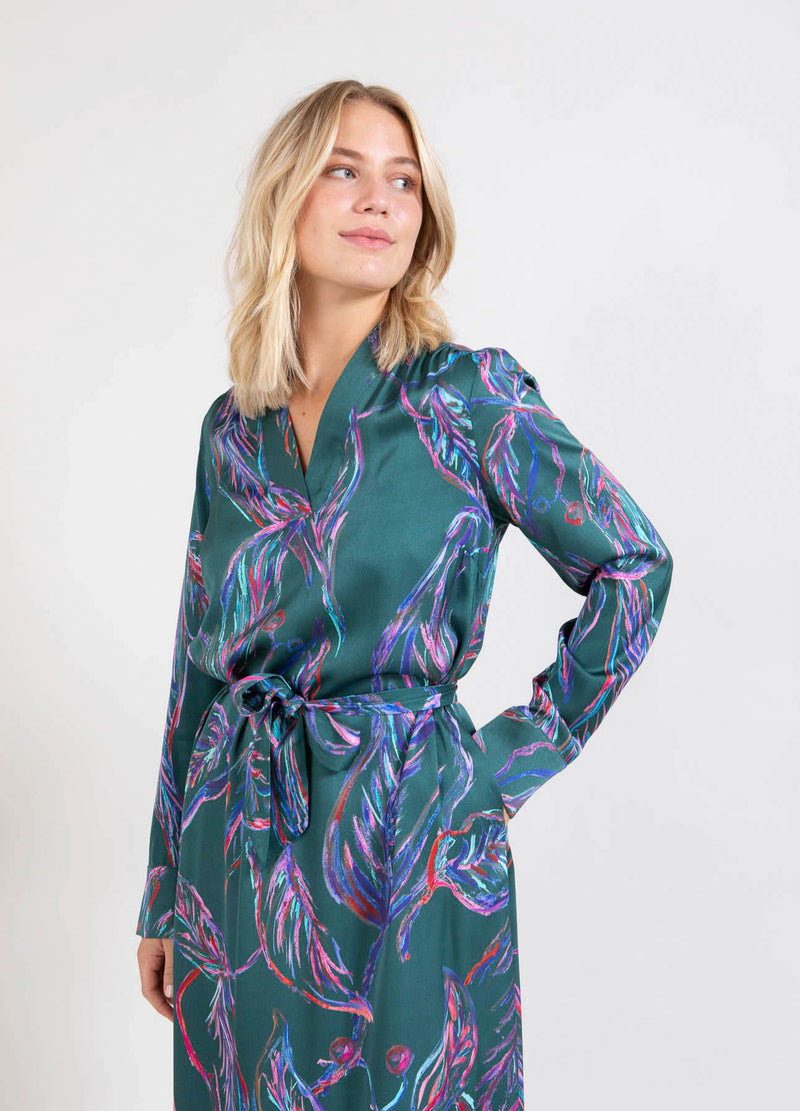 Coster Copenhagen DRESS IN MULTI LEAVES PRINT Dress Multi leaves print - 939