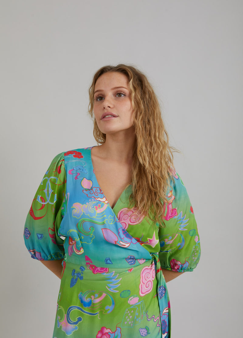 Coster Copenhagen DRESS W. GAME ON PRINT Dress Game on print - 901