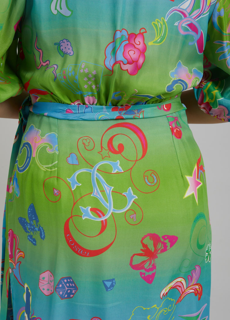 Coster Copenhagen DRESS W. GAME ON PRINT Dress Game on print - 901
