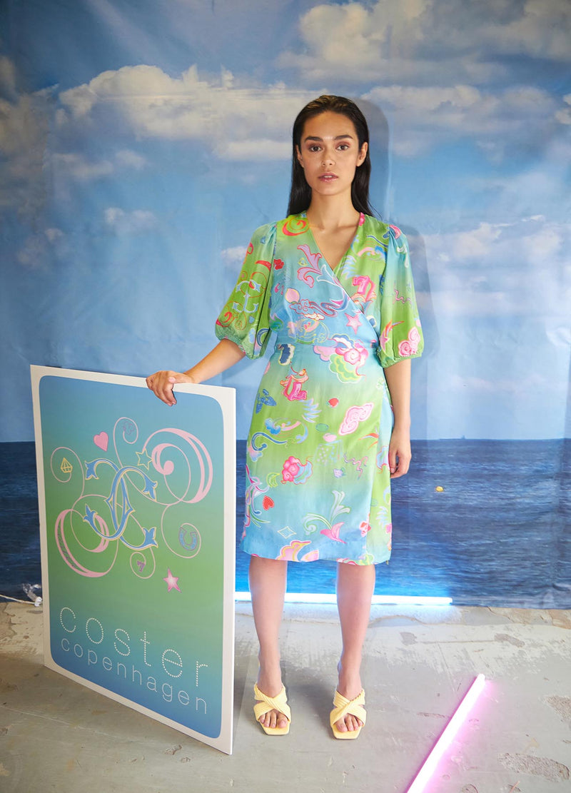 Coster Copenhagen DRESS W. GAME ON PRINT Dress Game on print - 901