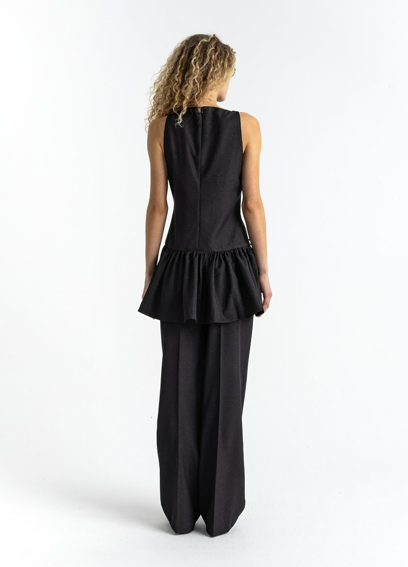Coster Copenhagen DRESS WITH BOWS Dress Black - 100