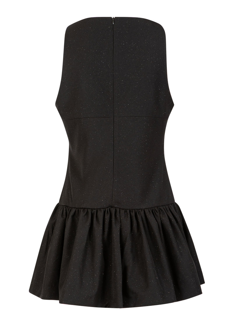 Coster Copenhagen DRESS WITH BOWS Dress Black - 100