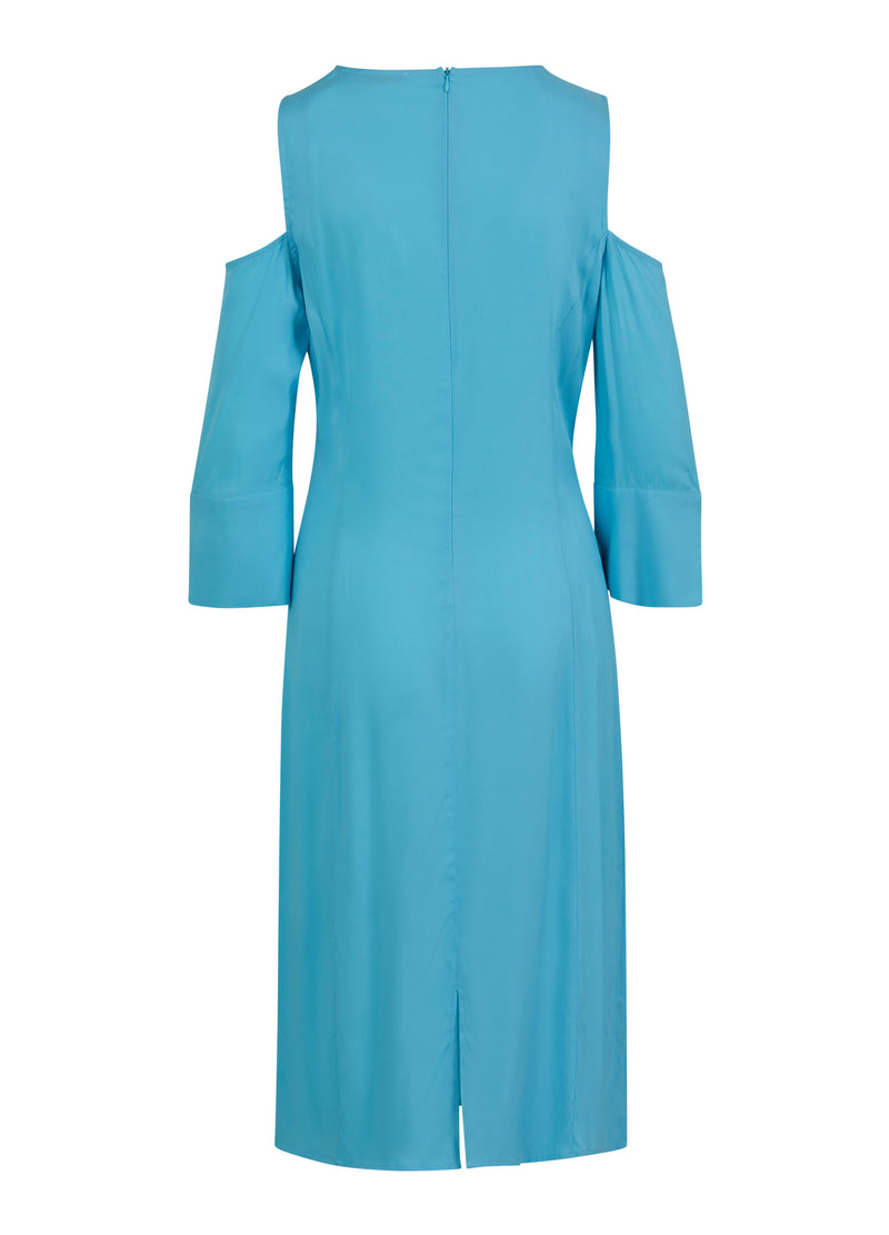 Coster Copenhagen DRESS WITH BUTTON DETAIL Dress Aqua blue - 585