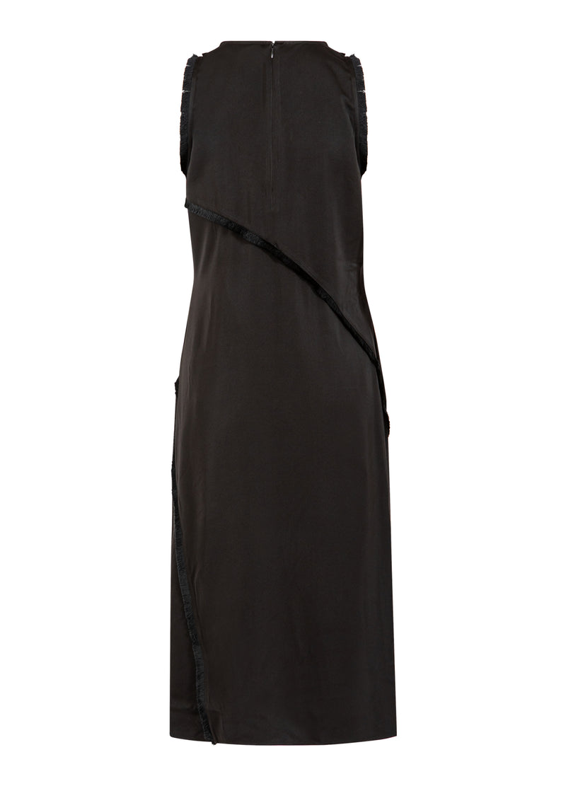Coster Copenhagen DRESS WITH RAW EDGES Dress Black - 100