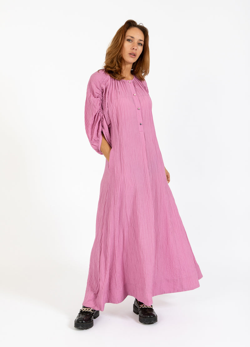Coster Copenhagen DRESS WITH SLEEVE DETAIL Dress Magenta - 861