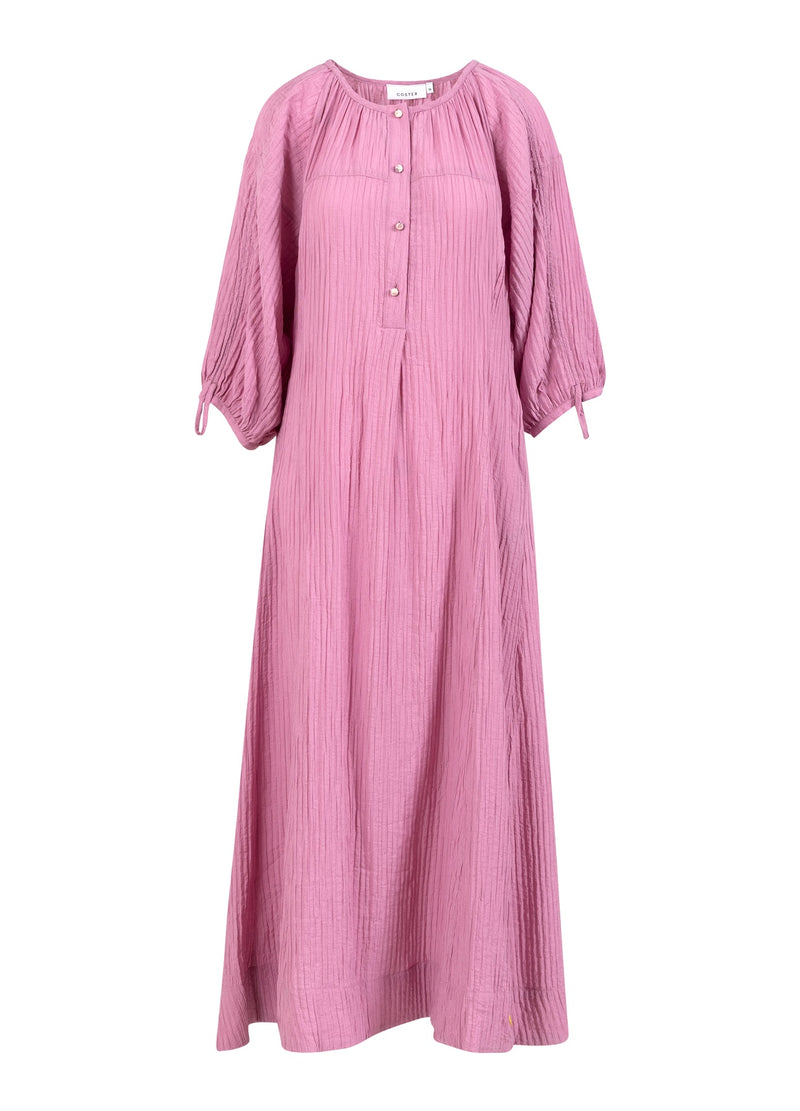 Coster Copenhagen DRESS WITH SLEEVE DETAIL Dress Magenta - 861