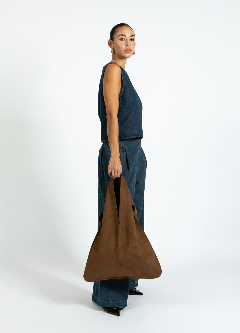 Coster Copenhagen FAUX SUEDE BAG Accessories Warm brown - 367