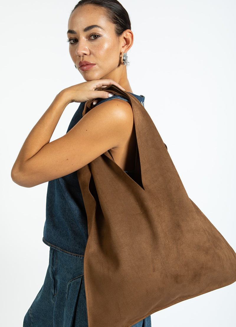 Coster Copenhagen FAUX SUEDE BAG Accessories Warm brown - 367