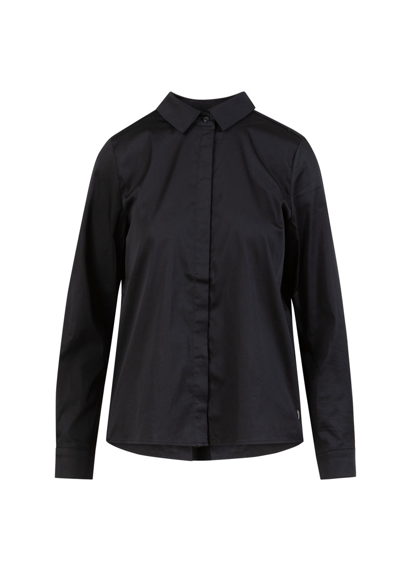 Coster Copenhagen FITTED CLASSIC SHIRT Shirt/Blouse Black - 100