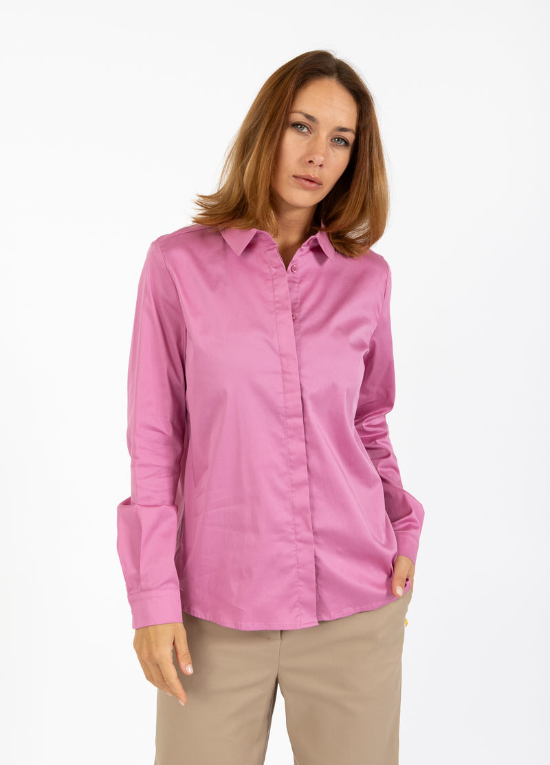 Coster Copenhagen FITTED CLASSIC SHIRT Shirt/Blouse Magenta - 861