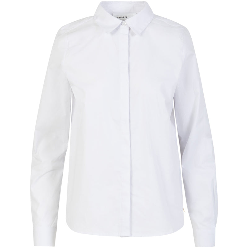 Coster Copenhagen FITTED CLASSIC SHIRT Shirt/Blouse White - 200