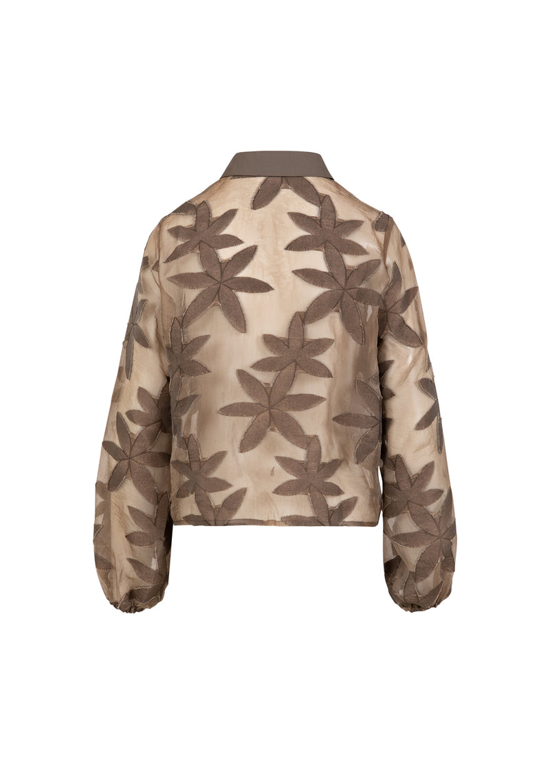 Coster Copenhagen FLOWER STRUCTURE SHIRT Shirt/Blouse Taupe sand - 393