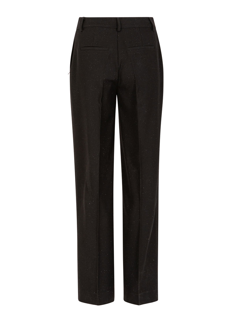 Coster Copenhagen GLITTER PANTS - PETRA FIT Pants Black - 100