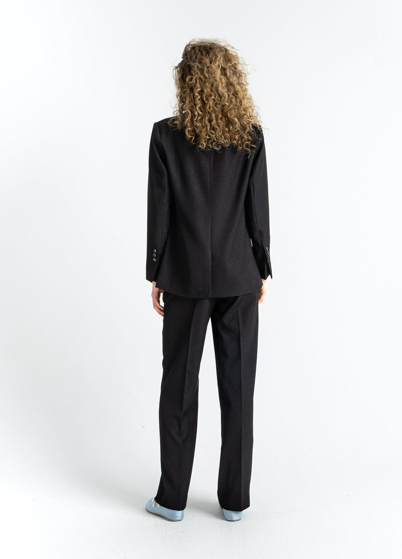 Coster Copenhagen GLITTER PANTS - PETRA FIT Pants Black - 100