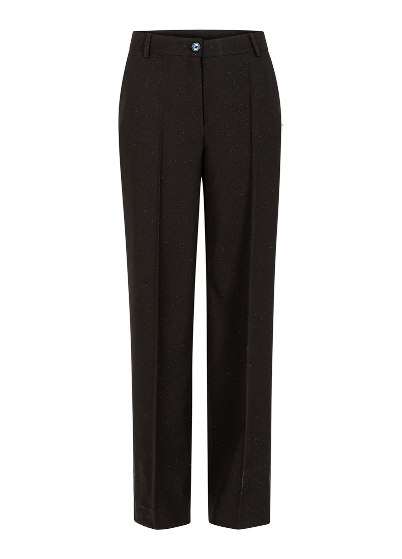 Coster Copenhagen GLITTER PANTS - PETRA FIT Pants Black - 100