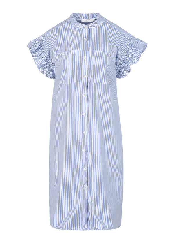 pale blue dress what colour shoes Menorca Dress Stripes Blue – S.O.L.E Lisboa main image 1