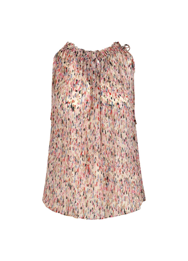 Coster Copenhagen HALTERNECK IN MULTI SPLASH PRINT Shirt/Blouse Multi splash print - 974