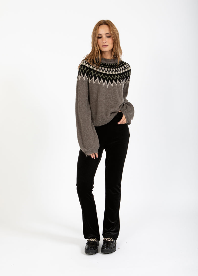 Coster Copenhagen ICELANDIC KNIT Knitwear Volcanic grey - 188