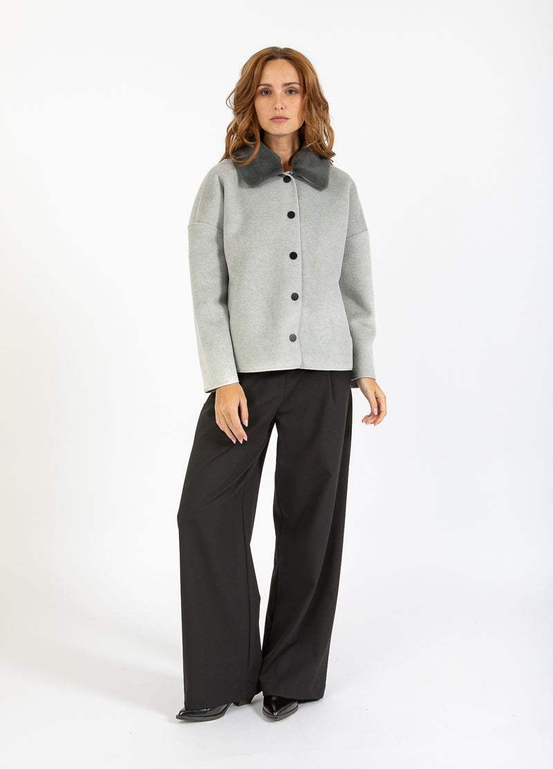 Coster Copenhagen JACKET WITH FUR COLLAR Outerwear