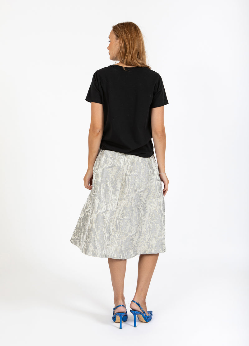 Coster Copenhagen JACQUARD SKIRT Skirt Silver grey - 162