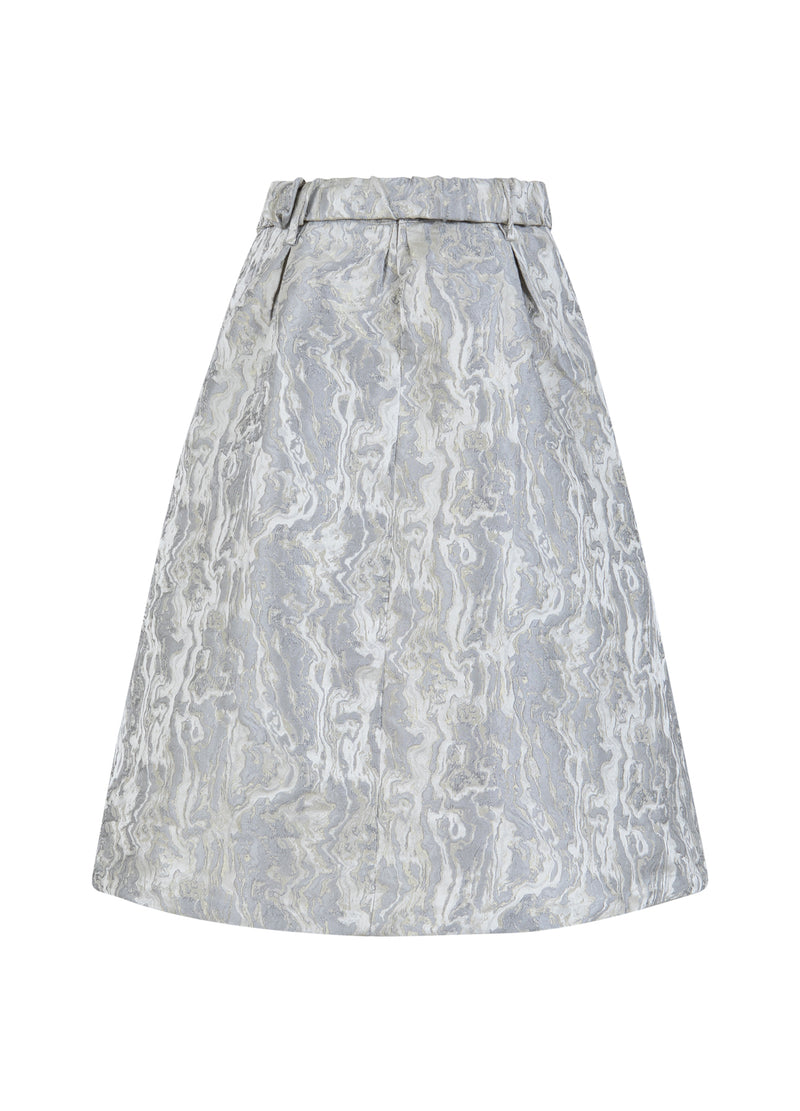 Coster Copenhagen JACQUARD SKIRT Skirt Silver grey - 162