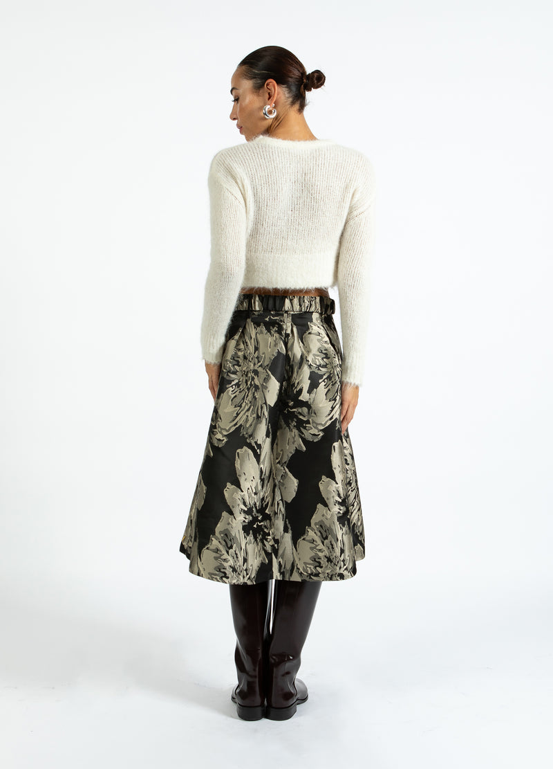 Coster Copenhagen JAQUARD SKIRT Skirt Sand jaquard - 332