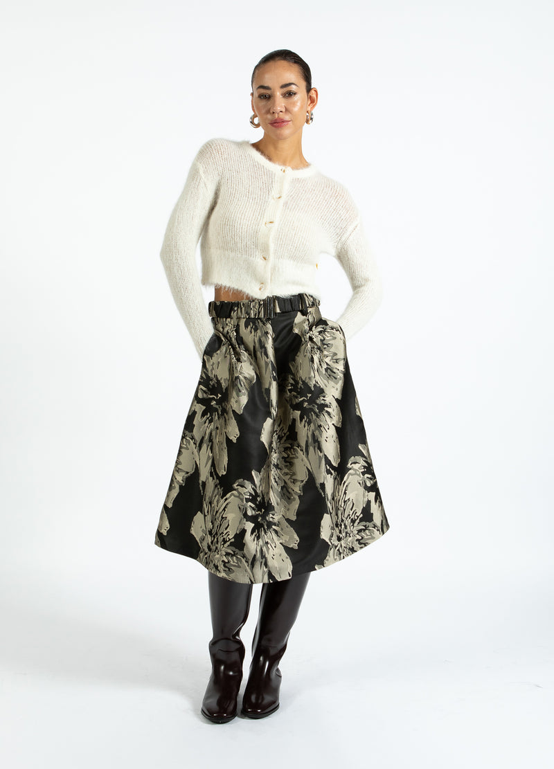 Coster Copenhagen JAQUARD SKIRT Skirt Sand jaquard - 332