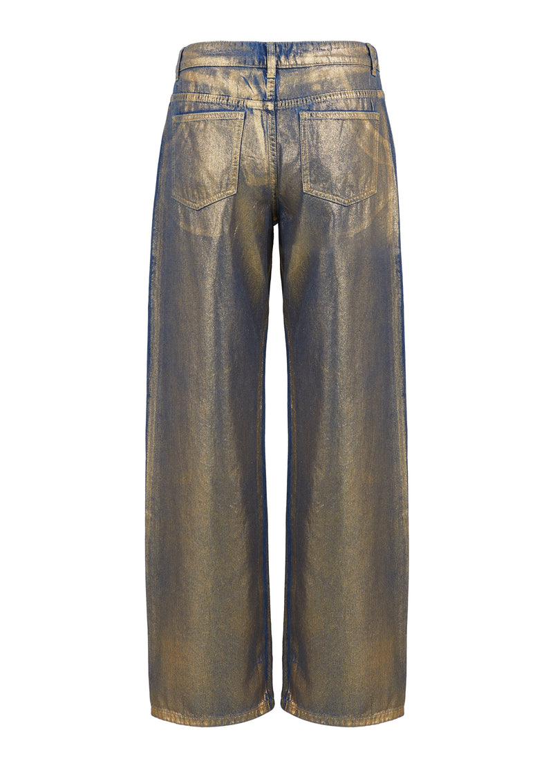 Coster Copenhagen JEANS W. FOIL - PETRA FIT Pants Gold - 774