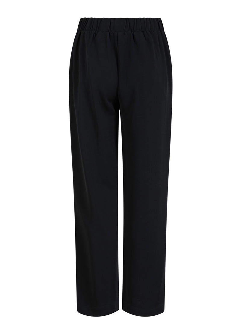 Coster Copenhagen JERSEY PANTS - SILLE FIT Pants Black - 100