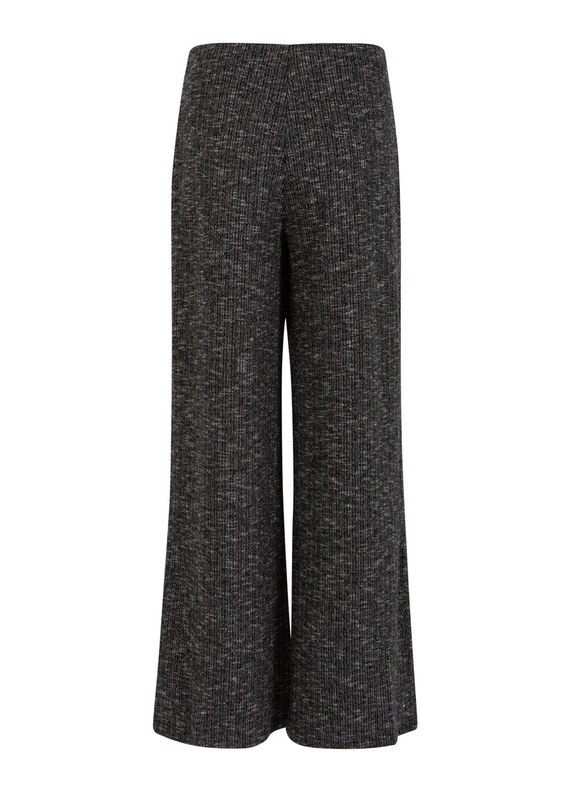 Coster Copenhagen KNIT PANTS Knitwear Black/grey mix - 106